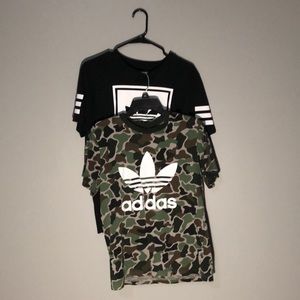 2 Pair of Adidas Tees